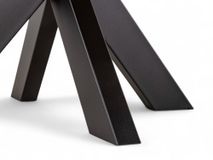 Eetkamertafel JOOST/MISTY - Vers eiken/zwart C-VDD-4-TFL-461