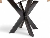 Eetkamertafel JOOST/MISTY - Vers eiken/zwart C-VDD-4-TFL-461