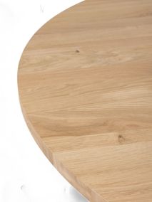 Eetkamertafel JOOST/MISTY - Vers eiken/zwart C-VDD-4-TFL-461