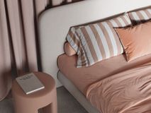 Boxspring MOON BOX - Beige C-RVR-MOON-BOX180200