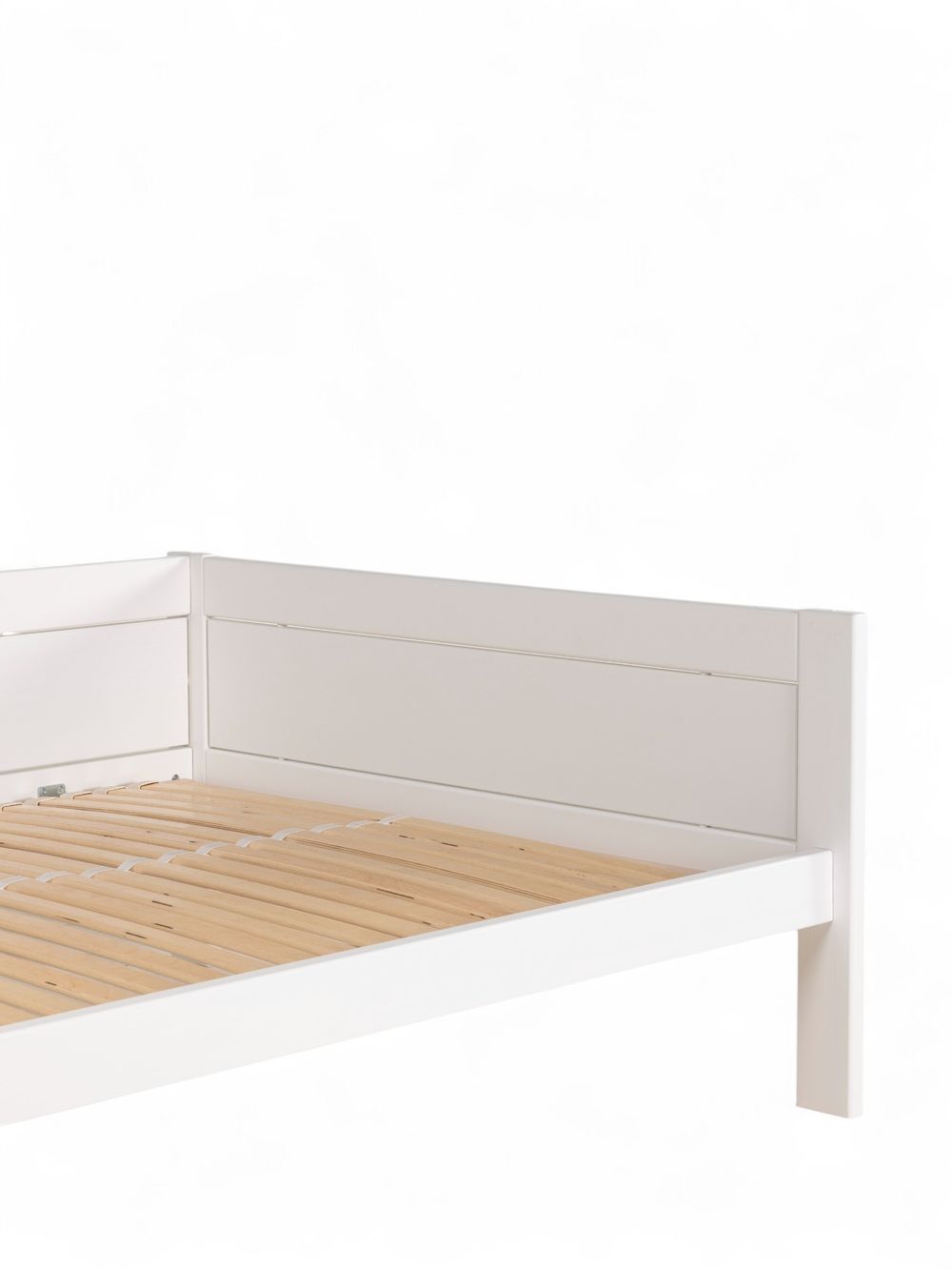 Bed BASIC met lattenbodem - Wit SCE 6121-10