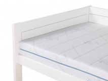 Bed BASIC met lattenbodem - Wit SCE 6121-10