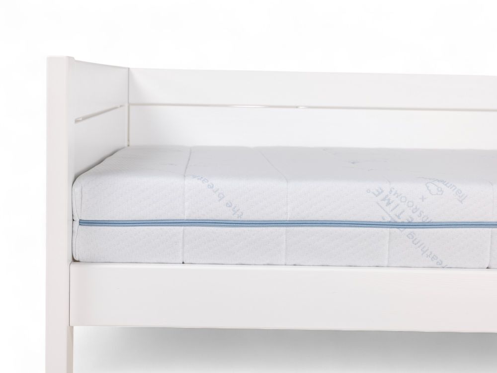 Bed BASIC met lattenbodem - Wit SCE 6121-10