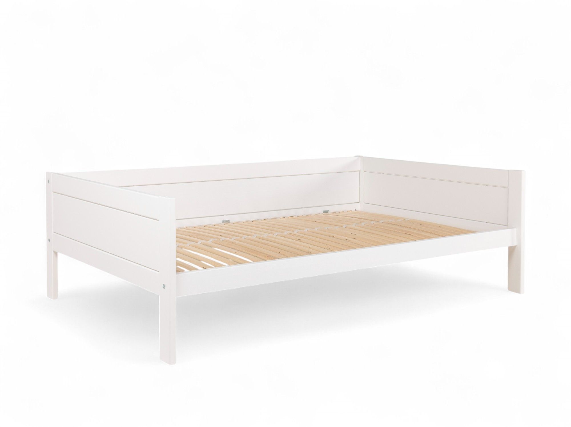Bed BASIC met lattenbodem - Wit
