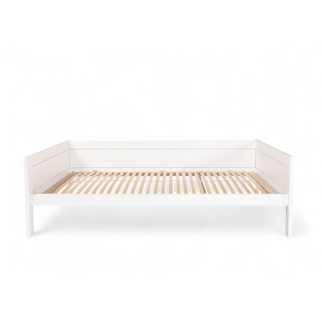 Bed BASIC met lattenbodem - Wit
