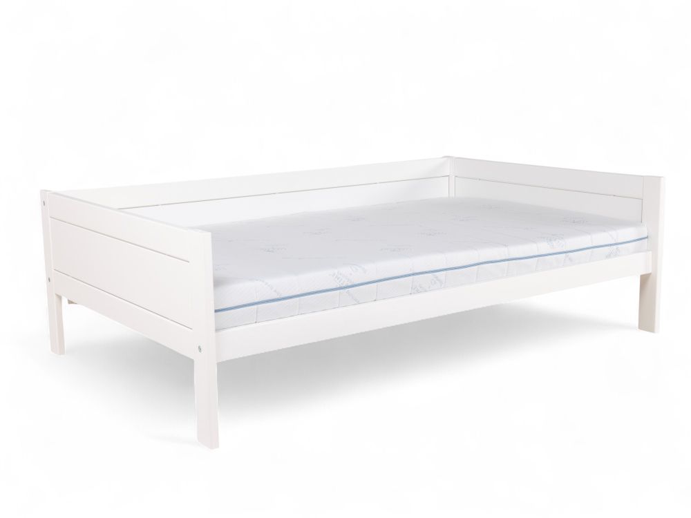 Bed BASIC met lattenbodem - Wit SCE 6121-10
