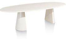 Eetkamertafel ovaal LUND - Stone Skin XOO 46693-NEB