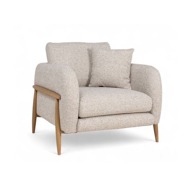 Fauteuil APULIA - Lichtbruin