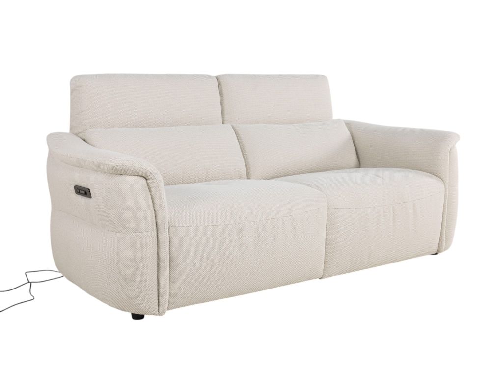 2-zit BREED met elektr. relaxen MELLOW - Beige C-CAL-164-TZ1