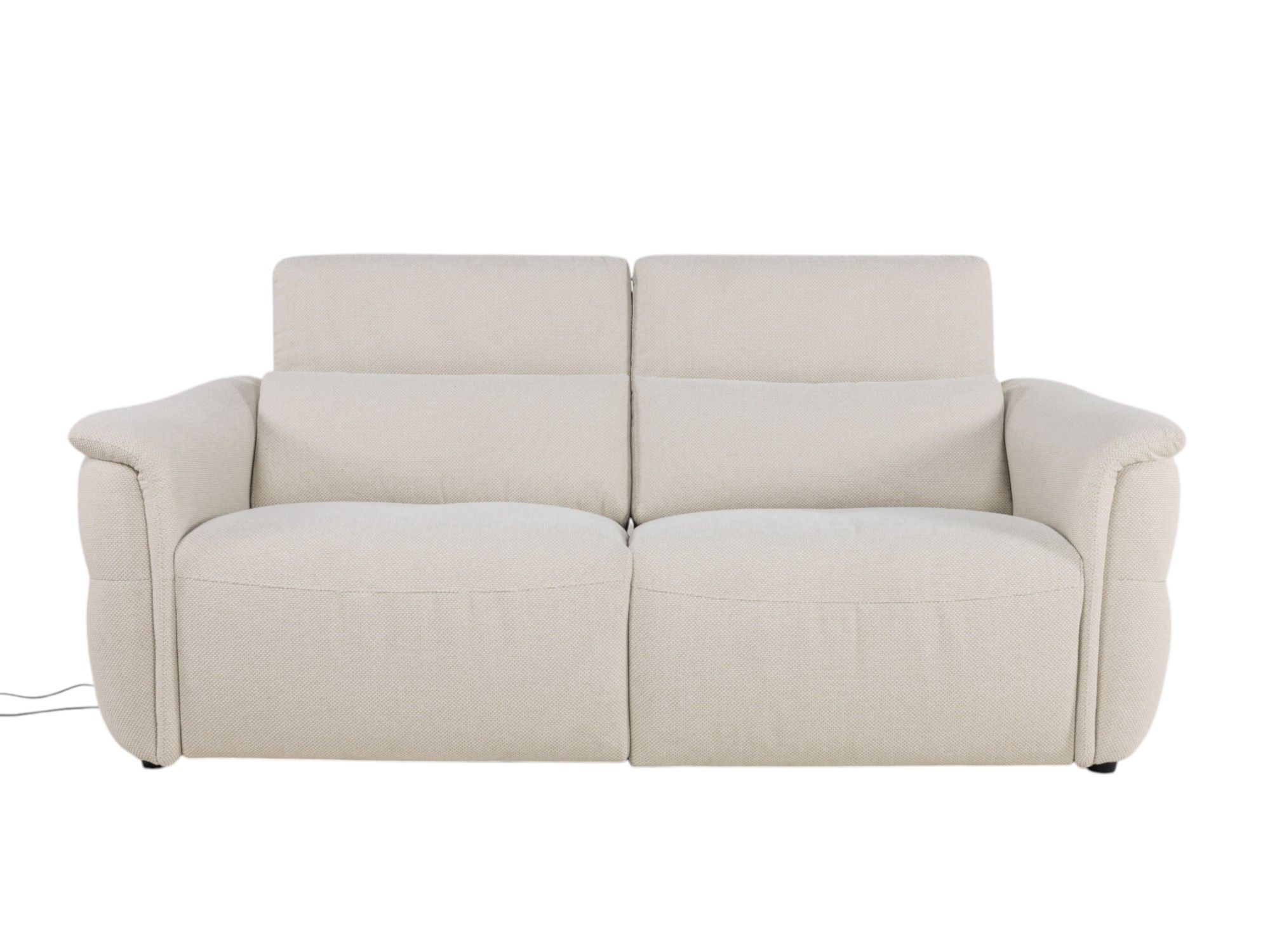 2-zit BREED met elektr. relaxen MELLOW - Beige