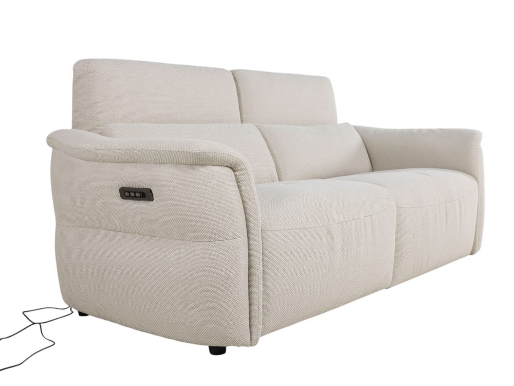 2-zit BREED met elektr. relaxen MELLOW - Beige C-CAL-164-TZ1