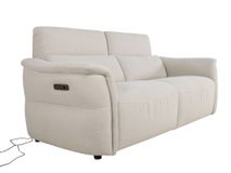 2-zit BREED met elektr. relaxen MELLOW - Beige C-CAL-164-TZ1