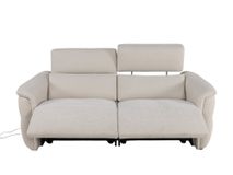 2-zit BREED met elektr. relaxen MELLOW - Beige C-CAL-164-TZ1