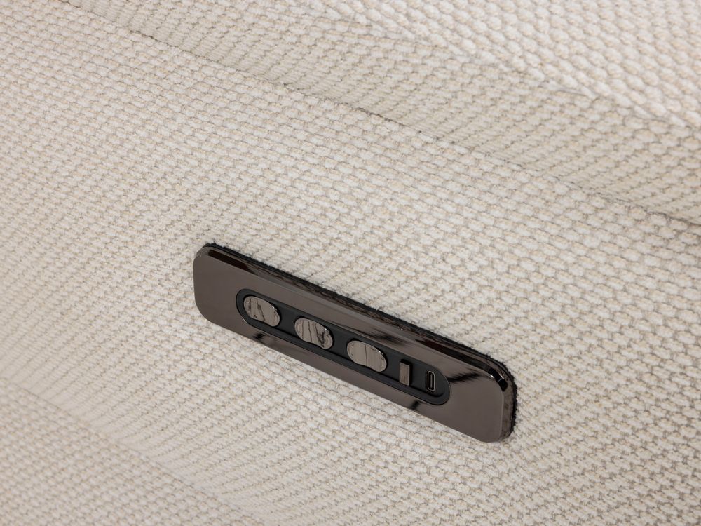 2-zit BREED met elektr. relaxen MELLOW - Beige C-CAL-164-TZ1