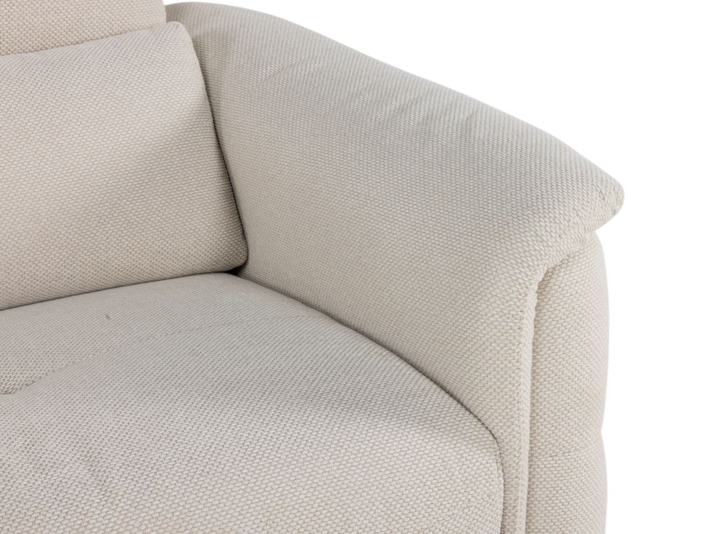 2-zit BREED met elektr. relaxen MELLOW - Beige C-CAL-164-TZ1