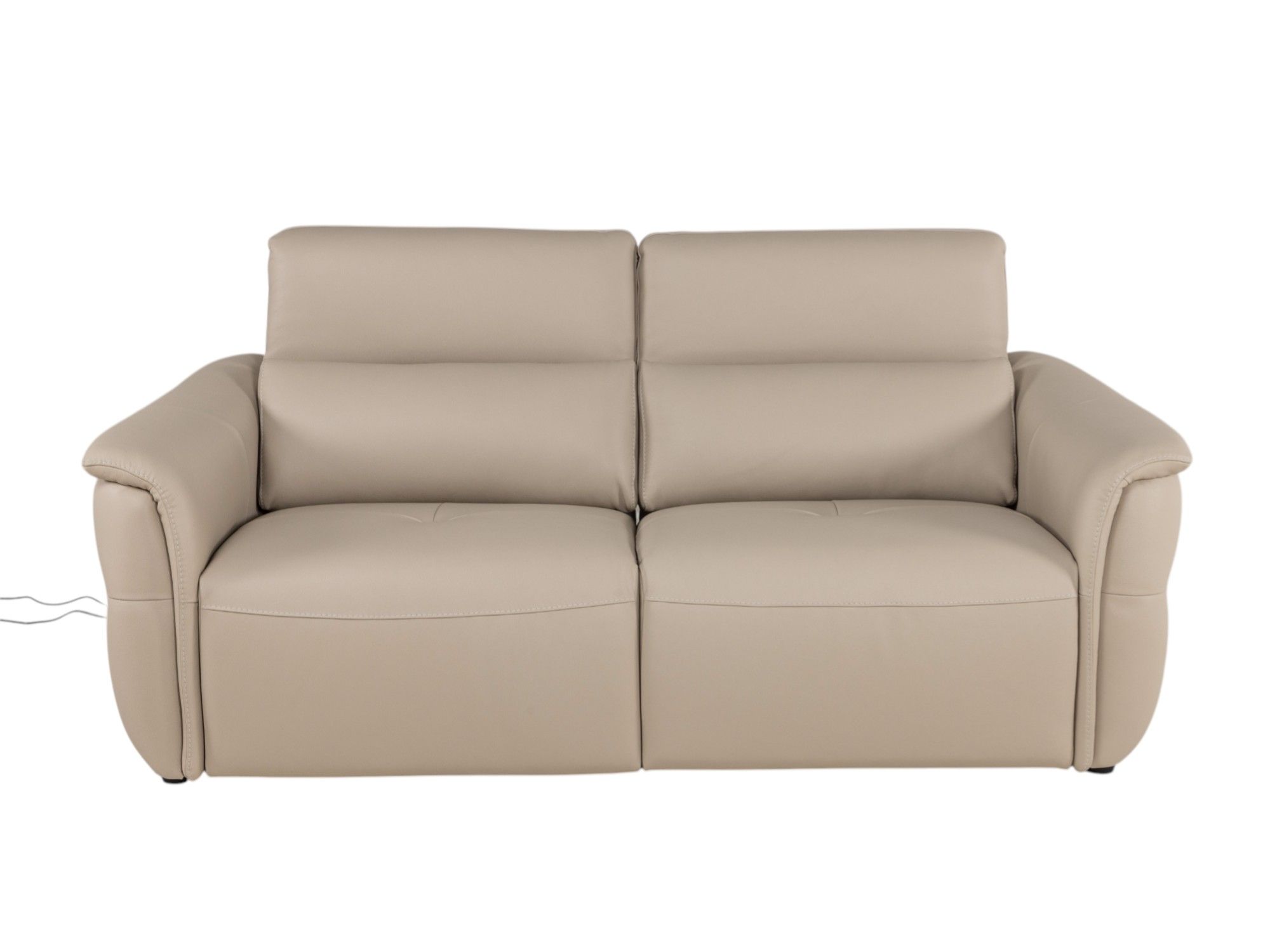 2-zit BREED met elektr. relaxen MELLOW - Leder fan