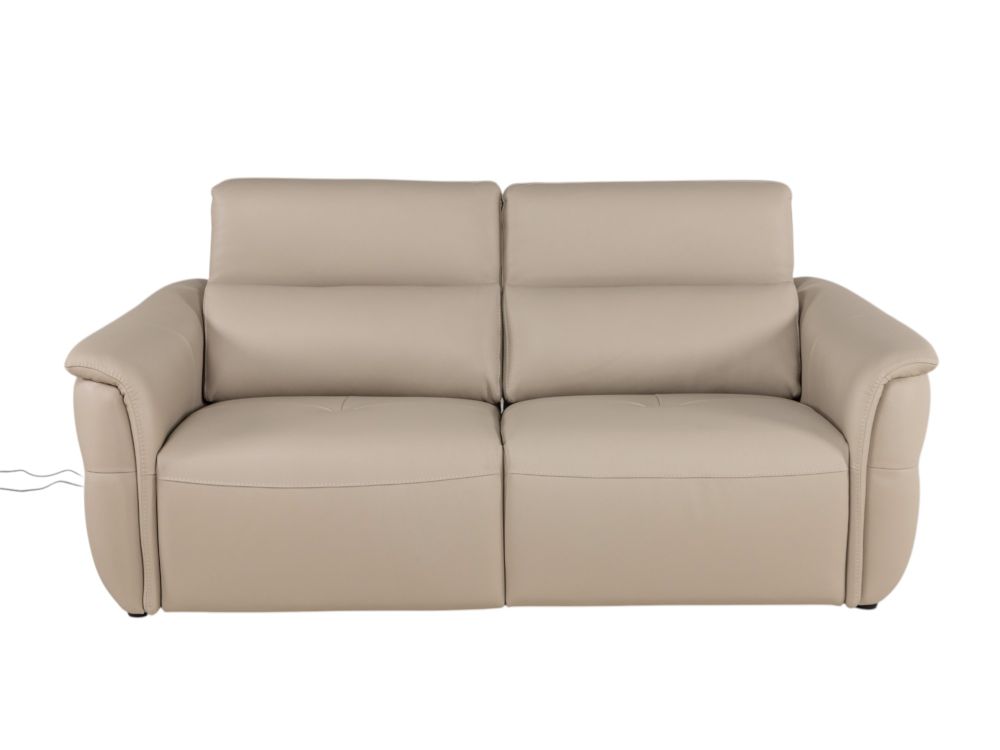 2-zit BREED met elektr. relaxen MELLOW - Leder bei C-CAL-164-TZ2