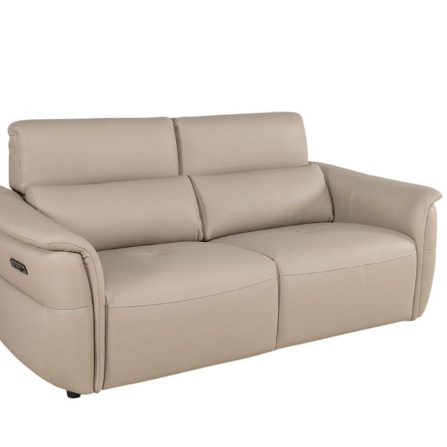 2-zit BREED met elektr. relaxen MELLOW - Leder fan