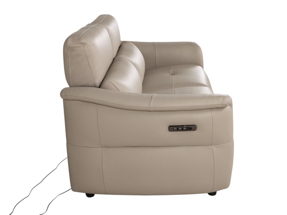 2-zit BREED met elektr. relaxen MELLOW - Leder bei C-CAL-164-TZ2