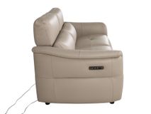 2-zit BREED met elektr. relaxen MELLOW - Leder bei C-CAL-164-TZ2