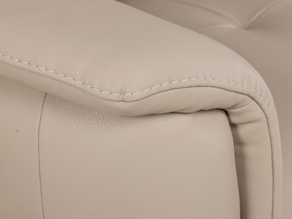 2-zit BREED met elektr. relaxen MELLOW - Leder bei C-CAL-164-TZ2