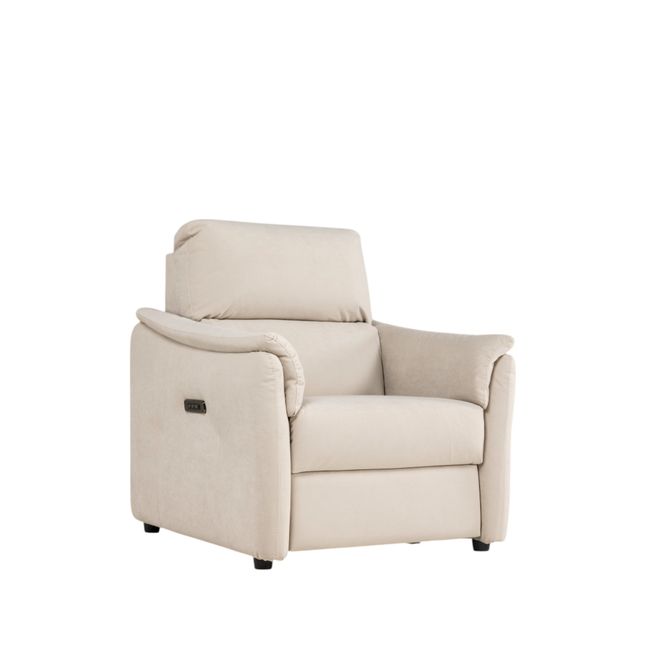 Relaxfauteuil met elektr hoofd- en lendensteun DUN