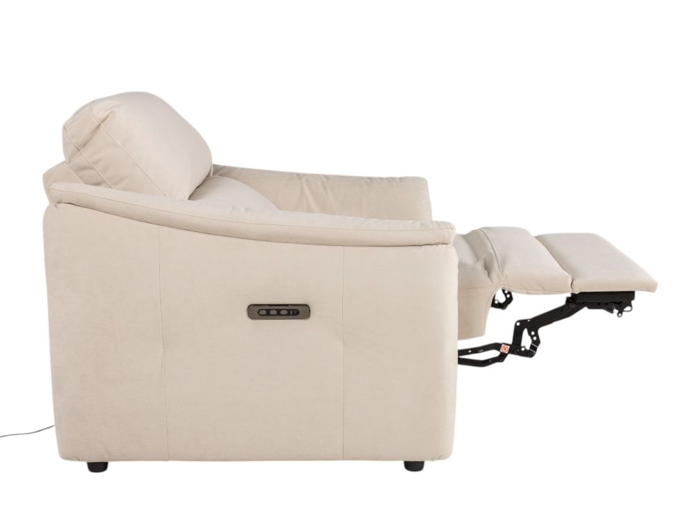 Relaxfauteuil met elektr hoofd- en lendensteun DUN CAL-161-000186-TEMS