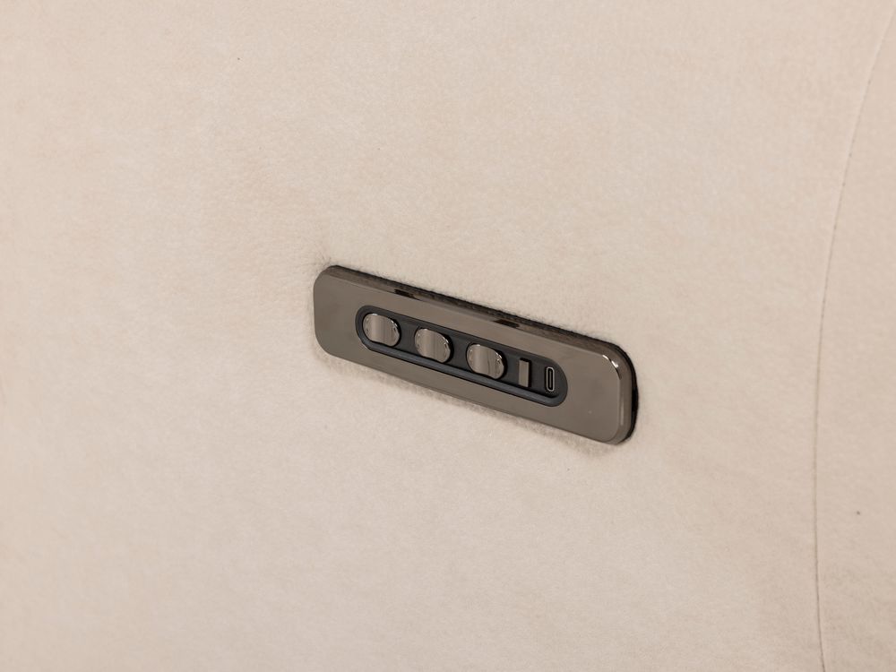 Relaxfauteuil met elektr hoofd- en lendensteun DUN CAL-161-000186-TEMS