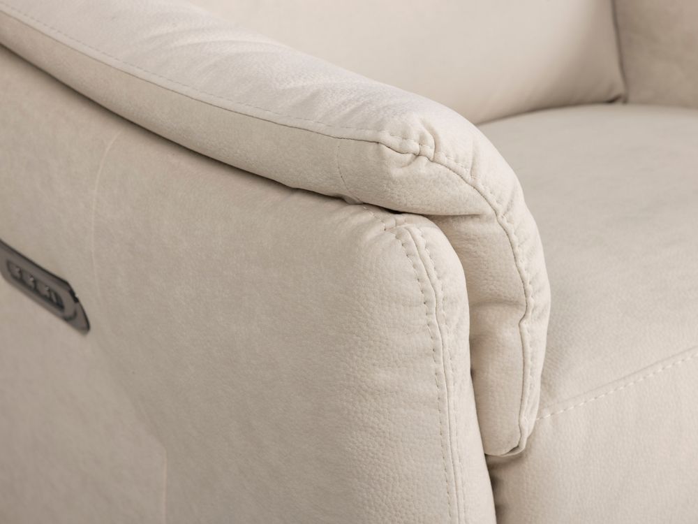 Relaxfauteuil met elektr hoofd- en lendensteun DUN CAL-161-000186-TEMS