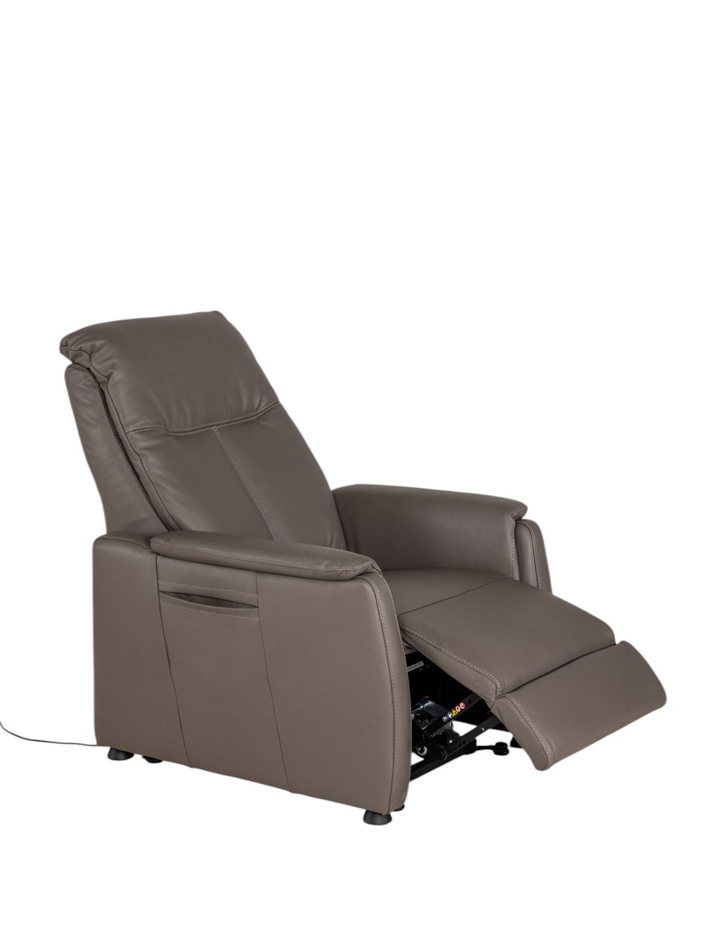 Relaxfauteuil MINIMO - Taupe leder RCR-84-000038-SAMOLI