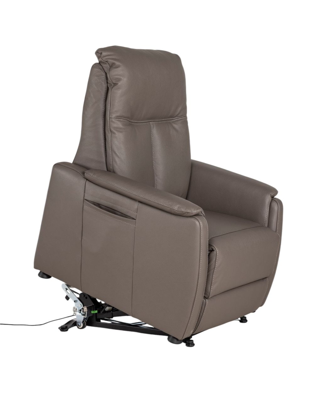 Relaxfauteuil MINIMO - Taupe leder RCR-84-000038-SAMOLI