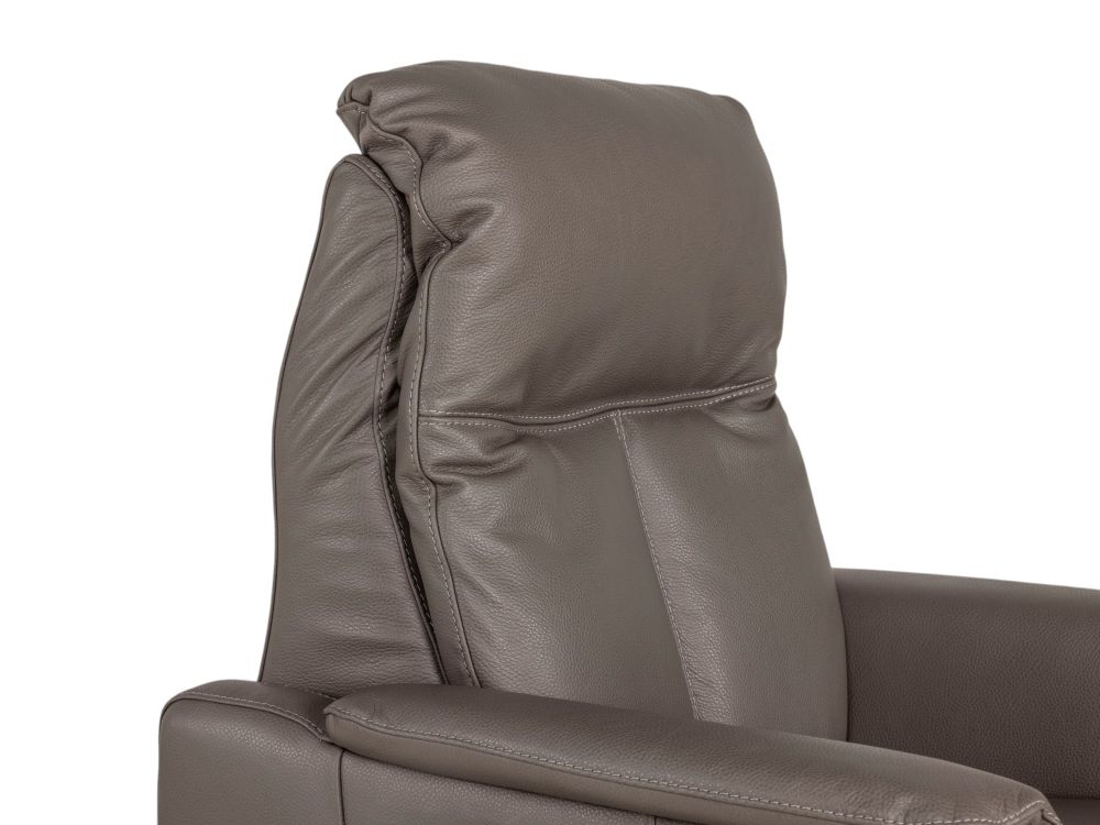 Relaxfauteuil MINIMO - Taupe leder RCR-84-000038-SAMOLI