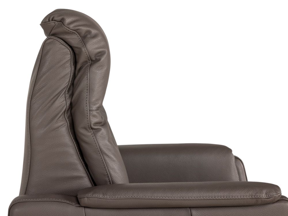 Relaxfauteuil MINIMO - Taupe leder RCR-84-000038-SAMOLI