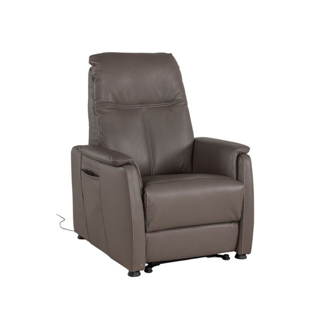Relaxfauteuil MINIMO - Taupe leder