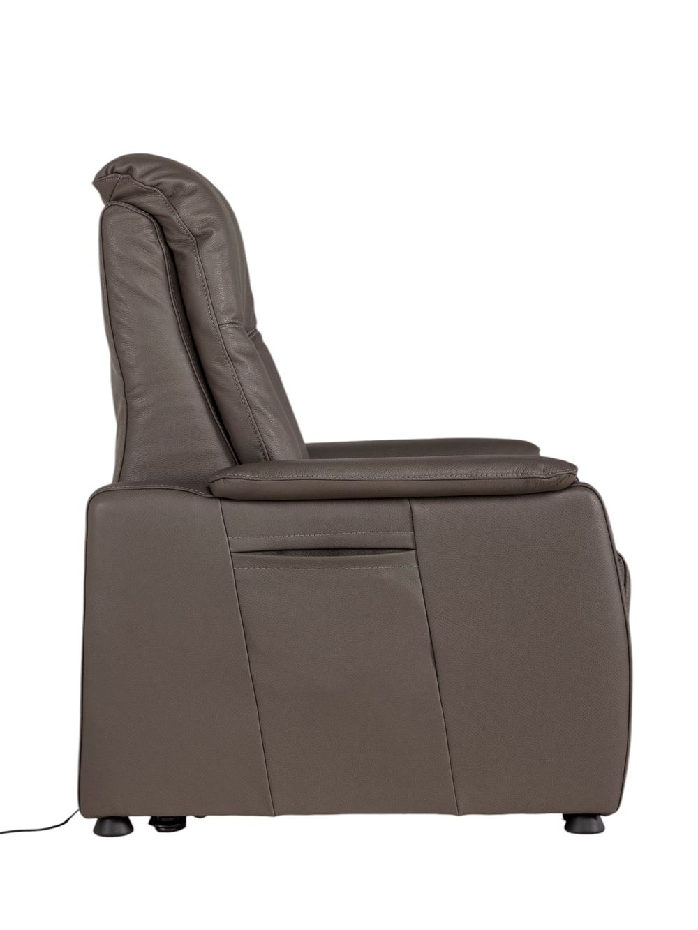 Relaxfauteuil MINIMO - Taupe leder RCR-84-000038-SAMOLI