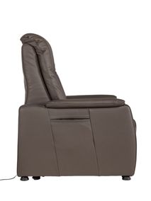 Relaxfauteuil MINIMO - Taupe leder RCR-84-000038-SAMOLI