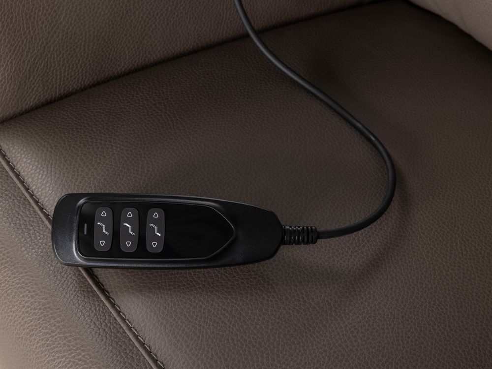 Relaxfauteuil MINIMO - Taupe leder RCR-84-000038-SAMOLI