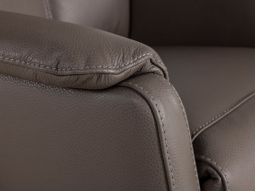 Relaxfauteuil MINIMO - Taupe leder RCR-84-000038-SAMOLI