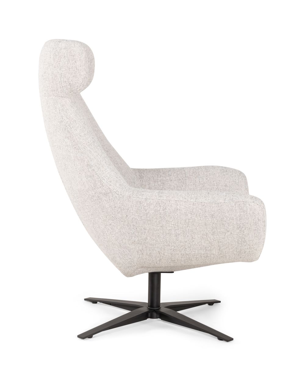 Draaifauteuil met voetbank SHOUT - Lichtgrijs C-IMS-SHT-DFH