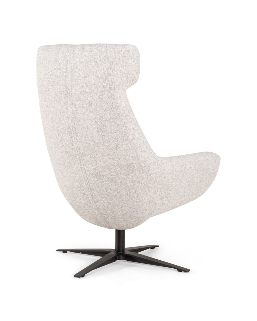 Draaifauteuil met voetbank SHOUT - Lichtgrijs C-IMS-SHT-DFH