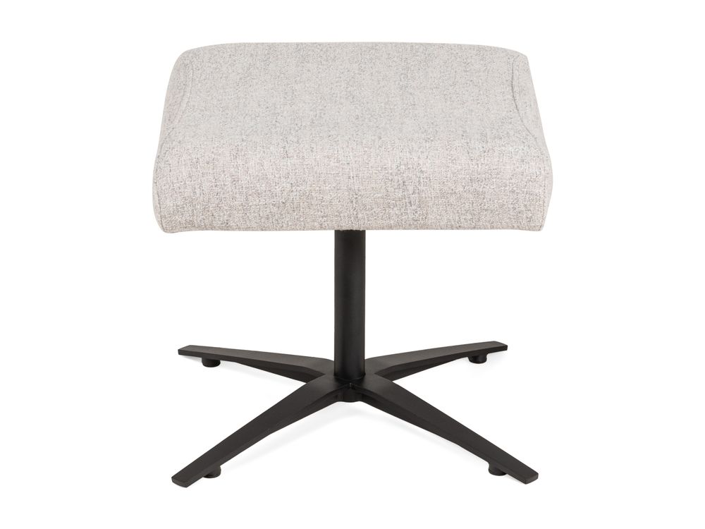 Draaifauteuil met voetbank SHOUT - Lichtgrijs C-IMS-SHT-DFH