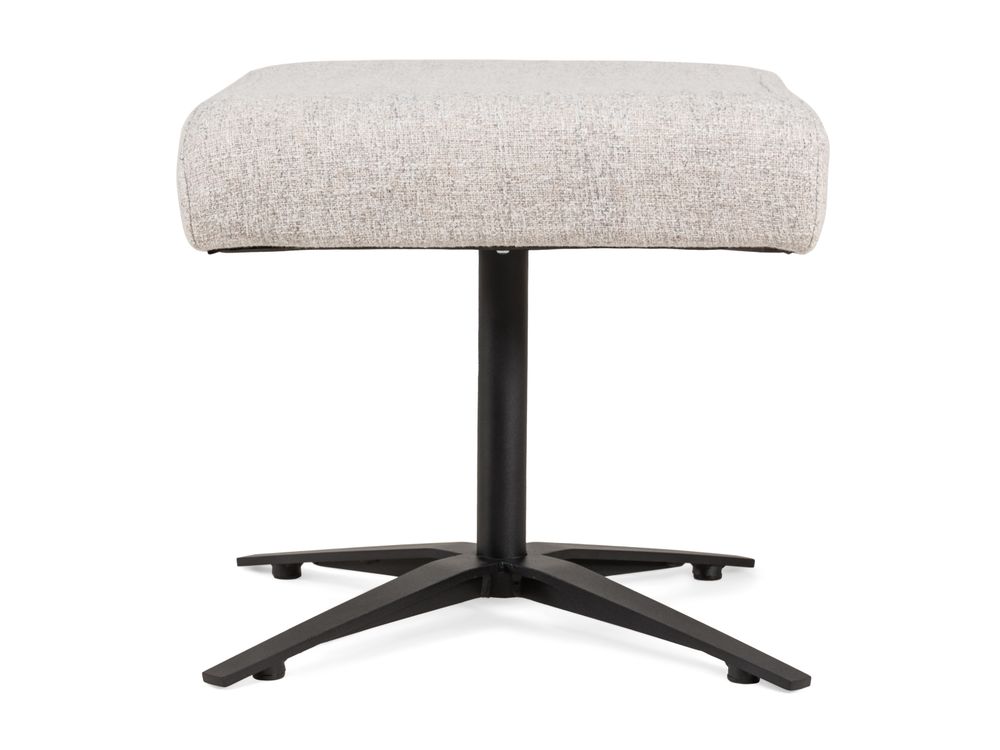 Draaifauteuil met voetbank SHOUT - Lichtgrijs C-IMS-SHT-DFH