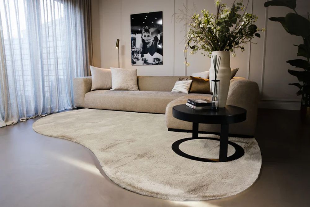 Tapijt GALAXY - organische vorm - Beige KPI GALA10XX2301