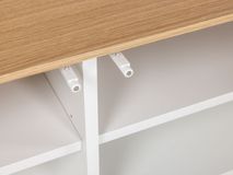 Tv-meubel LOONA - Klein - Wit met eiken fineer ARR-2-001