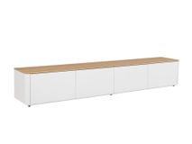 Tv-meubel LOONA groot - Wit/Eikenfineer ARR-2-000005