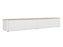 Tv-meubel LOONA groot - Wit/Eikenfineer ARR-2-000005