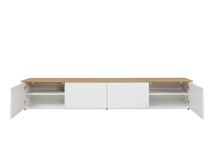 Tv-meubel LOONA groot - Wit/Eikenfineer ARR-2-000005