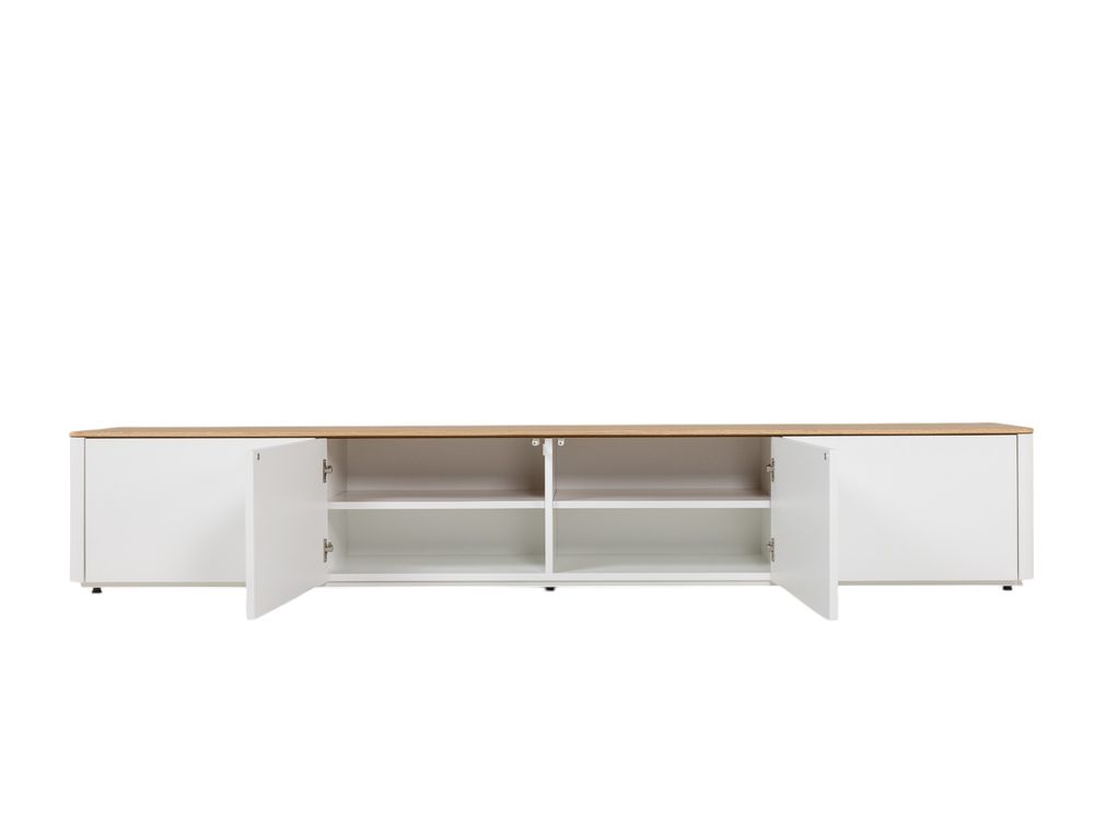 Tv-meubel LOONA groot - Wit/Eikenfineer ARR-2-000005