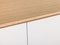 Tv-meubel LOONA groot - Wit/Eikenfineer ARR-2-000005