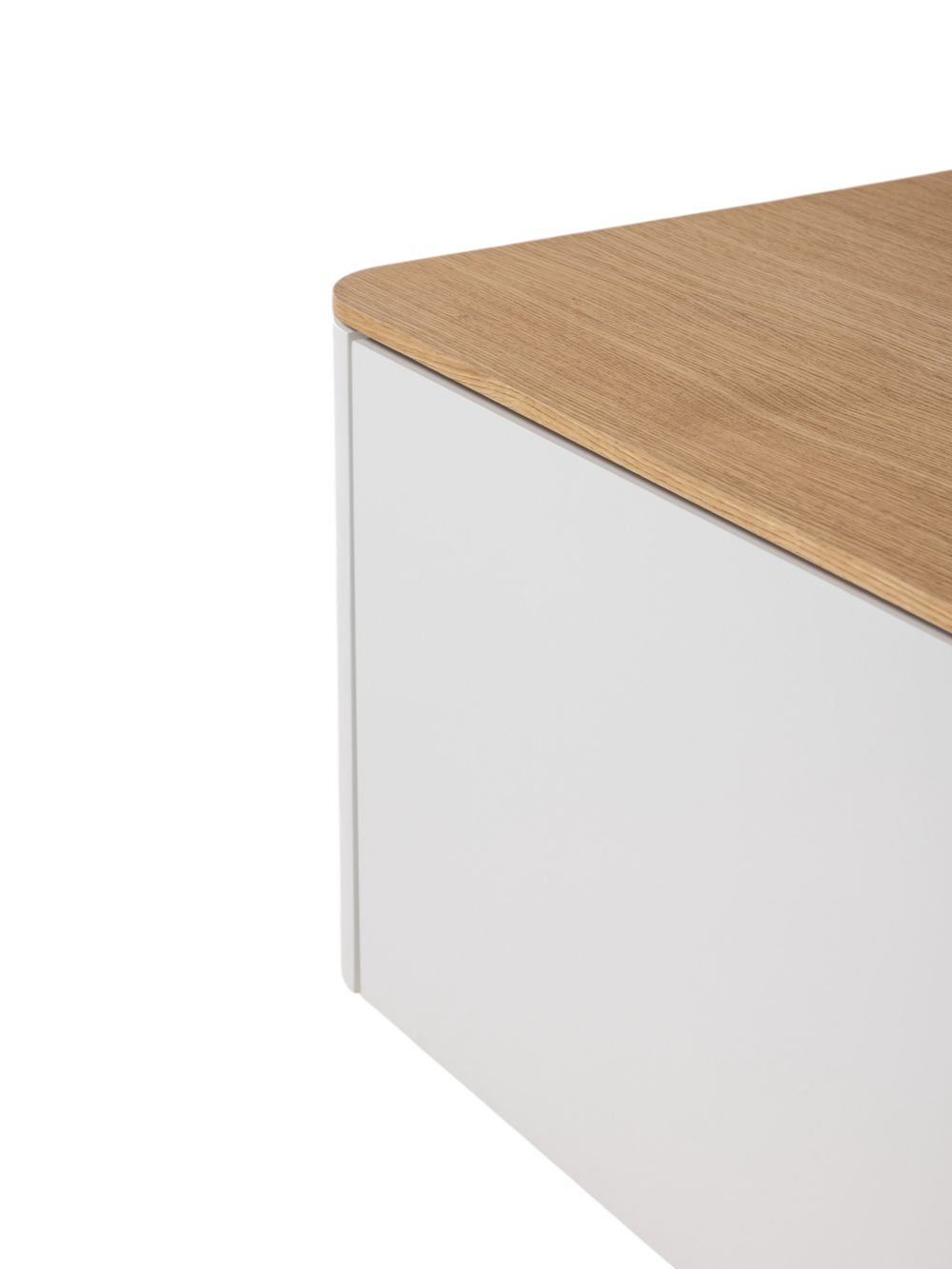 Tv-meubel LOONA groot - Wit/Eikenfineer ARR-2-000005